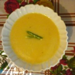 A picture of Butternut and coconut soup.