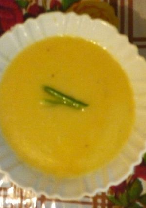 A picture of Butternut and coconut soup.