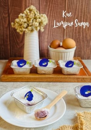 Foto resep Kue Lumpur Surga Bunga Telang