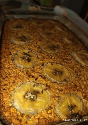 Una foto de Pan de avena con plátano