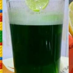 A picture of Bitter gourd juice / karela juice.
