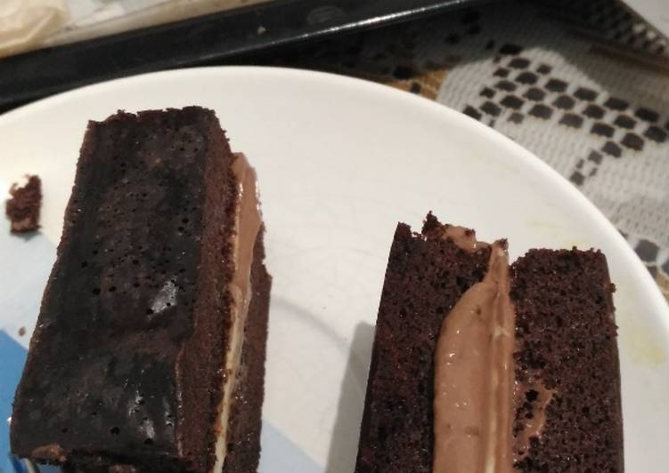 Cara Mudah Bikin Cake coklat #keto#me time is baking time yang Sempurna
