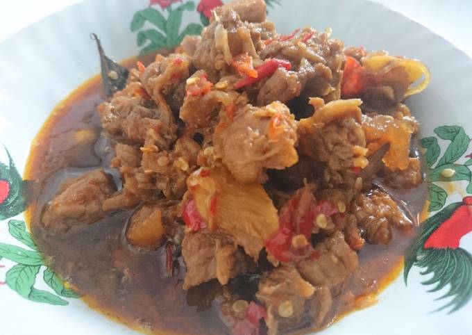 Daging sapi kecap empuk