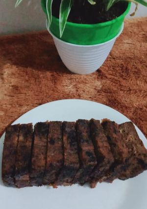 Foto resep Banana cake Chocolat (Bolu pisang kukus) yummy melted