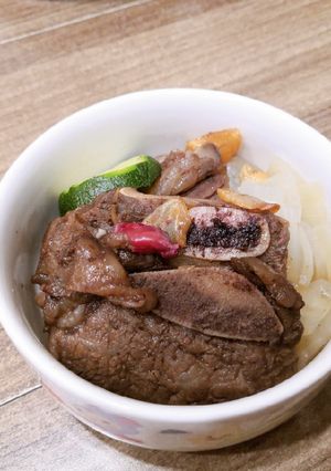 Hình của món Bò nướng BBQ.