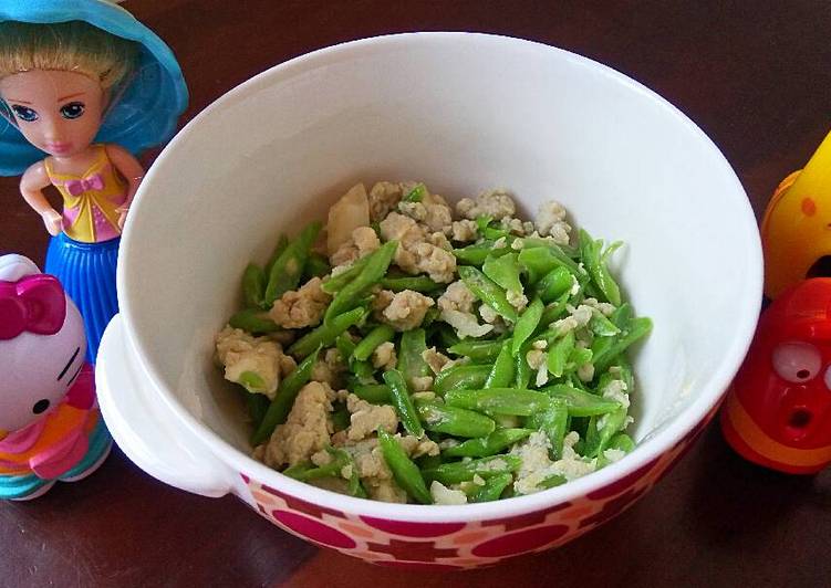 Orak Arik Buncis (Menu Balita)