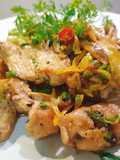อกไก่ผัดซังขนุน Chicken & Jackfruit Rags Stir-fried #zerowaste