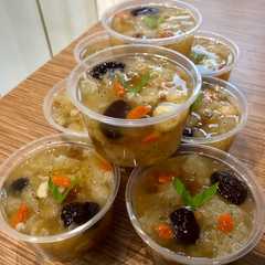 Peachgum dessert রেসিপির প্রধান ছবি