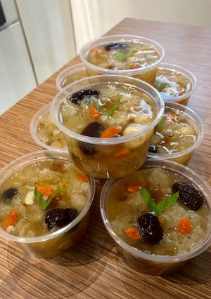 Foto resep Peachgum dessert