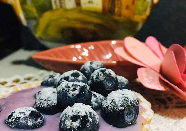 Crostatina tutta al mirtillo