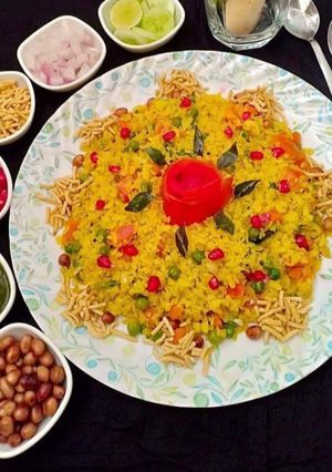 A picture of Vegetables poha.