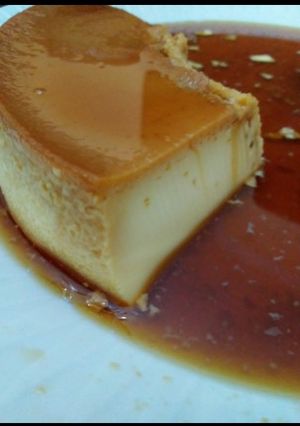 Una foto de Flan casero