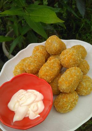 Foto resep Kroket talas isi sayur dan mayones