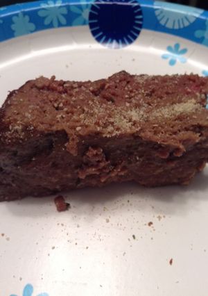 A picture of Moms meatloaf.