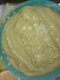 Hummus de garbanzos y albahaca