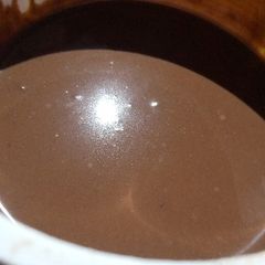 A picture of Home made chocolate.