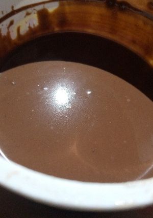 A picture of Home made chocolate.