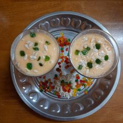 A picture of Muskmelon juice.
