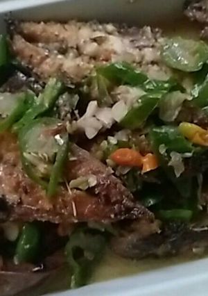 Foto resep Tongkol Pindang kuah santan pedas.