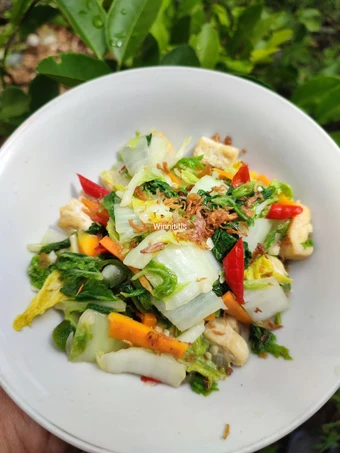 Cara Gampang Menyiapkan Resep Tumis SWT (sawi putih, wortel, tahu) yang Uenak Anti Ribet, Sempurna
