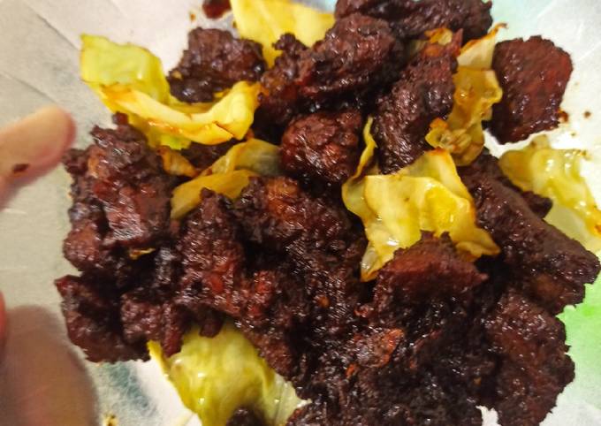 Cara Gampang Menyiapkan Tongseng kering daging sapi Anti Gagal