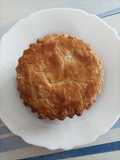 Gâteau basque crème et cerise