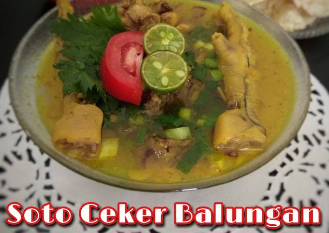 Resep Soto Ceker Balungan Nampol #ketopad_cp_anekasoto Anti Gagal