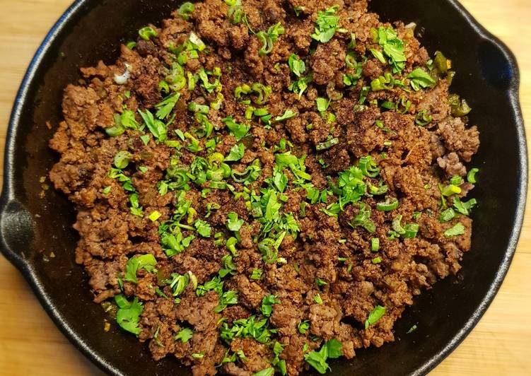 Salteado para unos tacos al plato