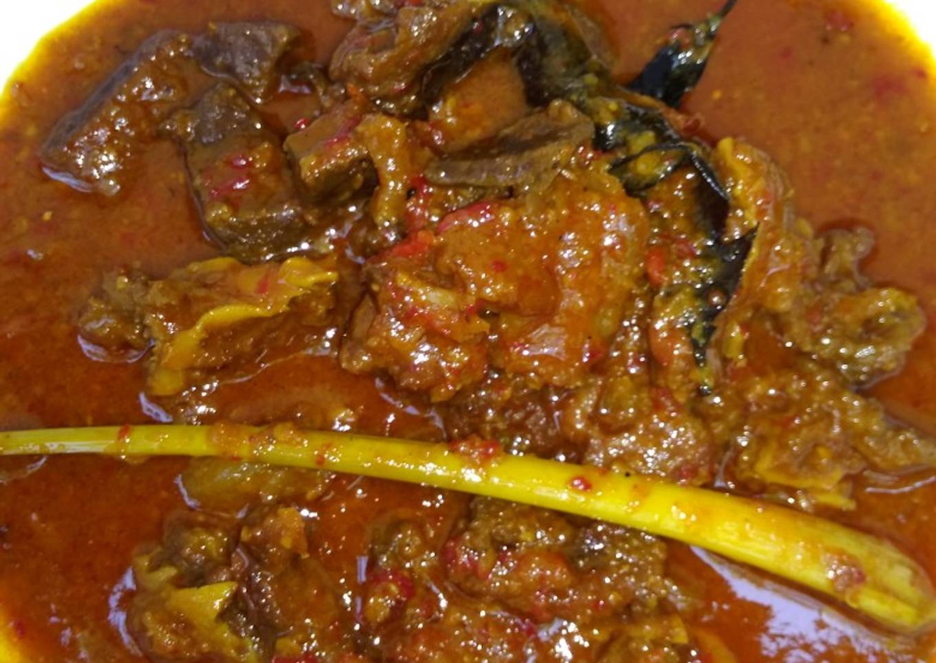 Rendang Pedas Daging Sapi