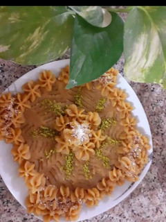 عکسی از دستور حلوای شیر