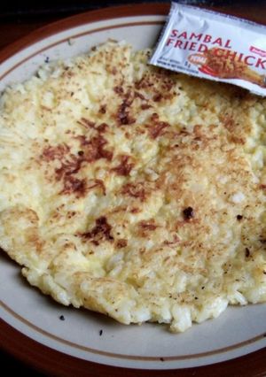 Foto resep Omelette Nasi Simple