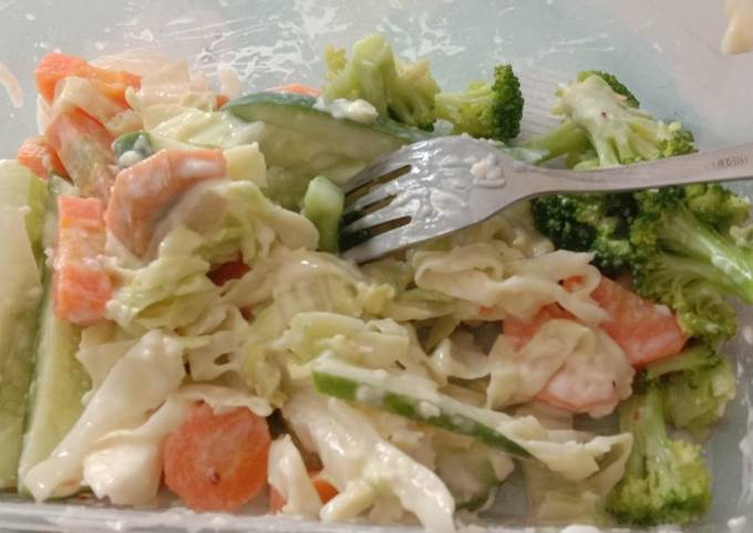 Cara Buat Salad sayur Murah