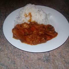 A picture of Tin fish stew.