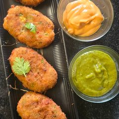 A picture of Vegetable Cutlet.