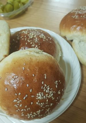 صورة لوصفة خبز الهمبرغر