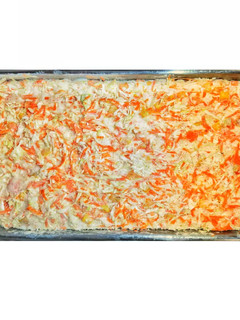 Una foto de Ensalada de col y zanahoria dulce