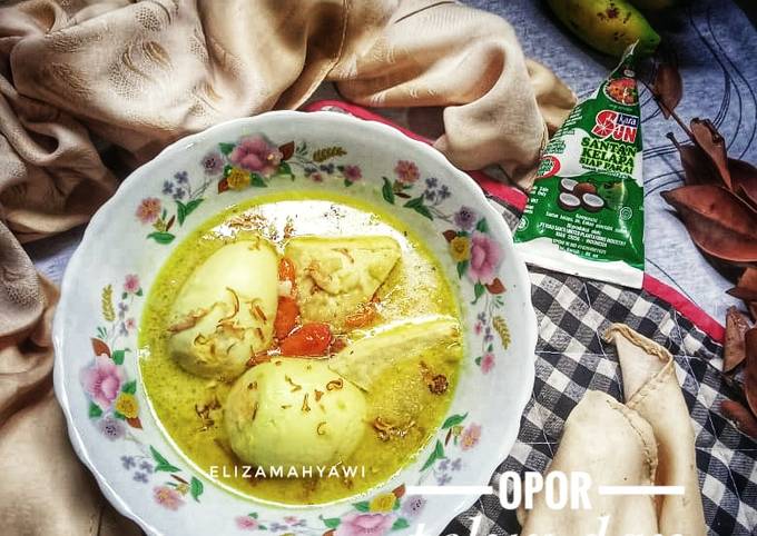 Opor telur dan tahu