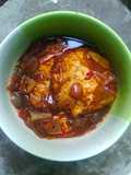 Telur Kecap Saus Tiram