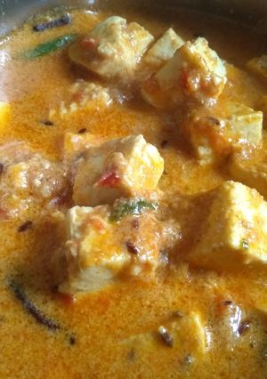A picture of Satvik paneer.