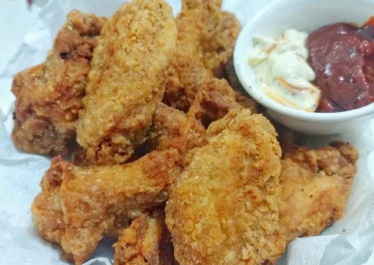 Langkah Mudah untuk Menyiapkan Korean Fried Chicken Wing Anti Gagal