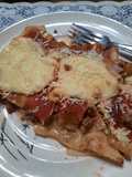 Lasaña de dos tapas con carne picada