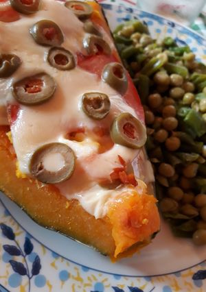 Una foto de Zapallo a la pizza