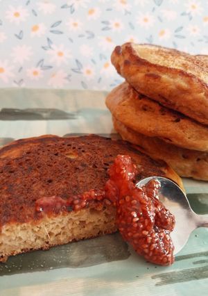 Una foto de Pancakes cítricos