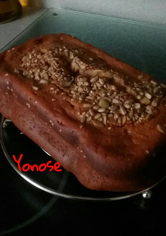 Una foto de Bizcocho de plátano con arándanos