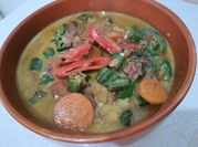Gambar okra santan