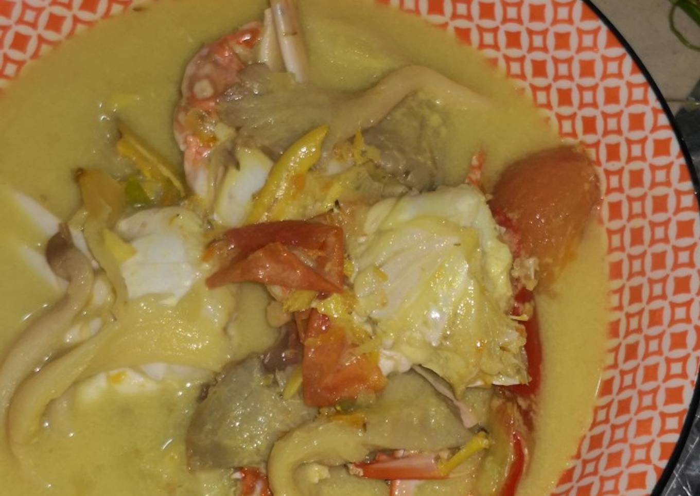 Ketam masak lemak cendawan