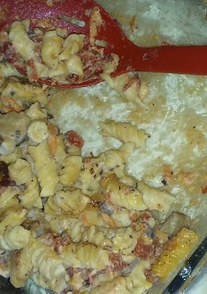 A picture of Aunt LeAnn's Pork Chop Casserole.