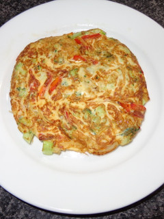 Una foto de Tortilla de brócoli
