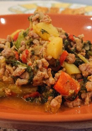 A picture of Mince Turkey and Vegetable Stew.