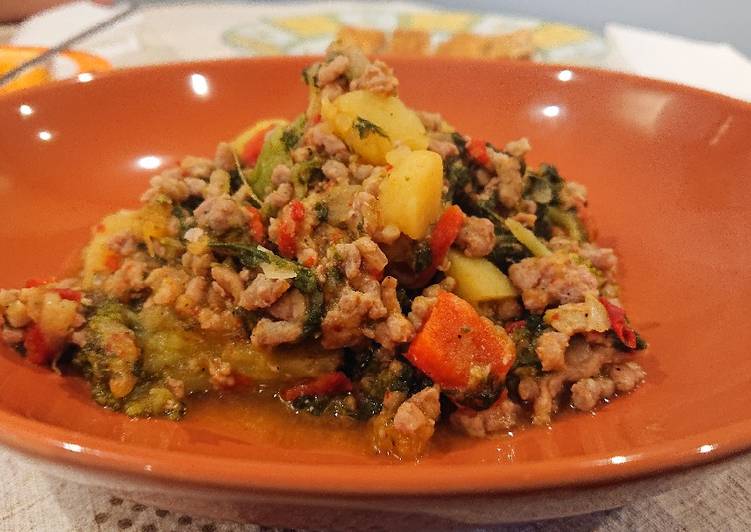 Mince Turkey and Vegetable Stew
